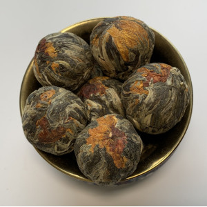 Cвязанный чай Яшмовый персик Дракона - 100 г. Photo 2